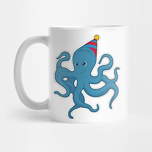 Octopus Birthday Party hat Mug